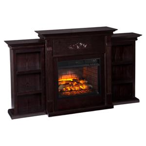electric-fireplace-bookcase